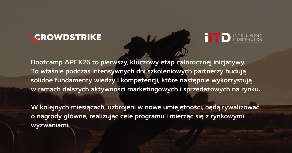 iIT Distribution Polska drugi rok z rzędu gospodarzem bootcampu APEX26! - image 1